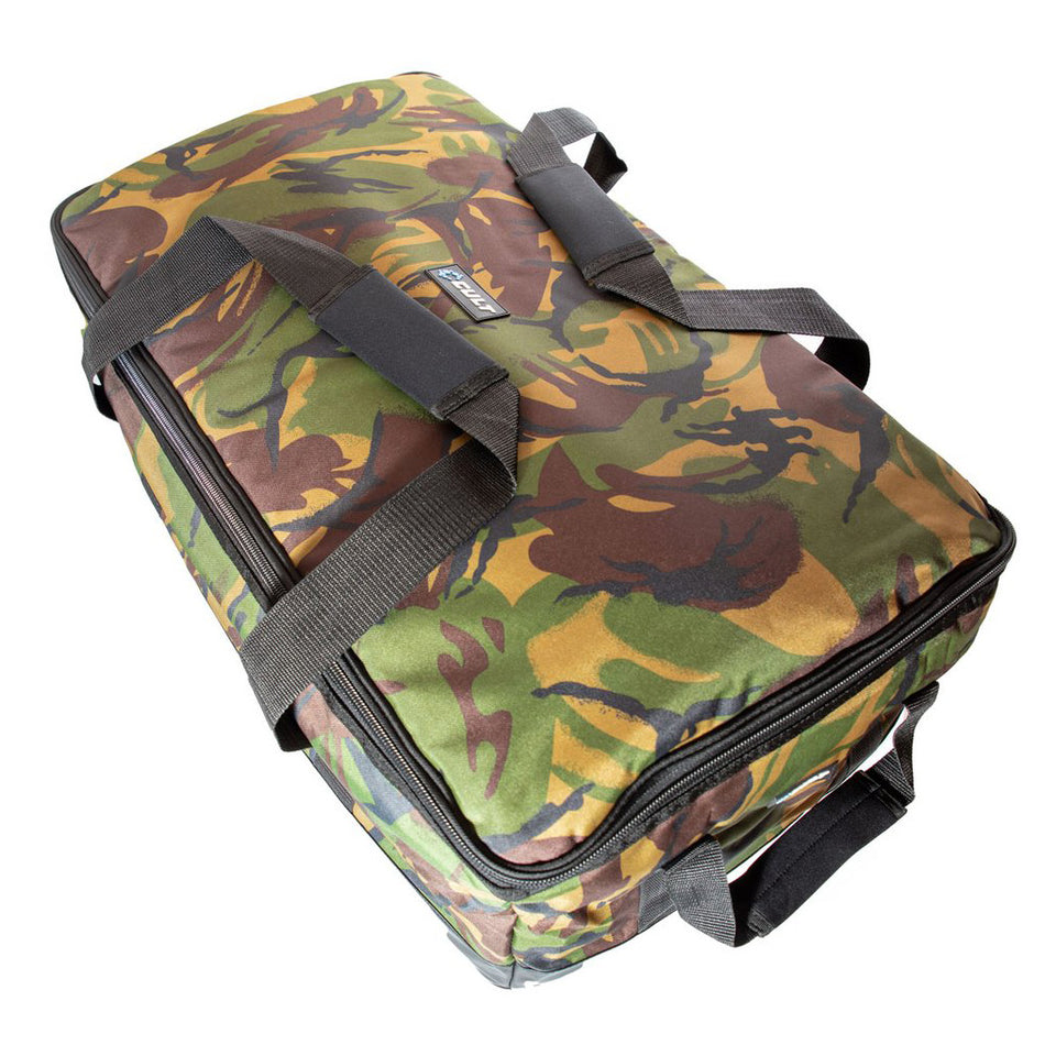 cca deluxe tackle bag DPM Camo Deluxe XL Bait Boat Bag – Cult Tackle