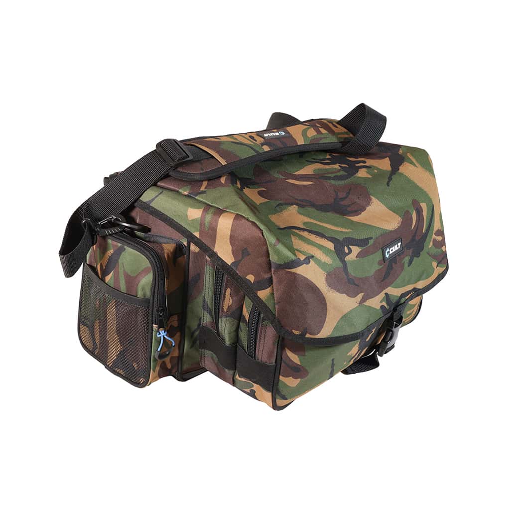 cyprinus carp fishing stalking shoulder tackle bag DPM Tackle Satchel – Cult Tackle