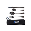 Square Plate & Cutlery Set